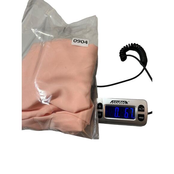 Torrid Top Womens Size 1 Peachy Pink Harper Georgette Pullover 3/4 Sleeve Blouse - Picture 14 of 14